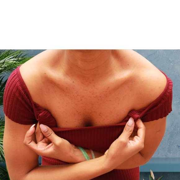 Ambiance Off-Shoulder Bodycon Midi Dress - Large - Picture 3 of 3